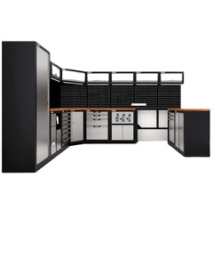 Heavy duty custom professional metal workshop tool cabinet garage storage system