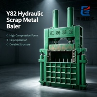 Presse à balles hydraulique verticale automatique pour le compactage des déchets, carton, plastique, métal, canettes
