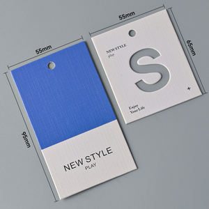 Xbl ป้ายเสื้อผ้าที่กำหนดเองป้ายแขวนออกแบบโลโก้แฟชั่นของซัพพลายเออร์โดยตรงสำหรับป้ายกระดาษติดแบรนด์เฉพาะป้ายแขวน - Product Image 4