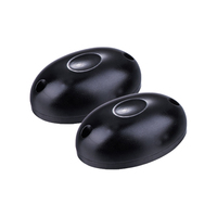 Sensor de Barrera Infrarroja/Fotocélula para Puerta IP55, AC/DC 12V/24V, Alcance Máximo 15m, para Sistema de Puerta Automática (YS119)