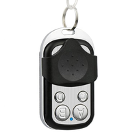Control Remoto Inalámbrico Universal de 433MHz, Control Remoto de Clonación de 4 Botones para Puerta de Garaje Eléctrica