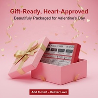 Calendrier de bureau intelligent Wi-Fi E-Paper 7 pouces pour la Saint-Valentin avec rappel automatique des jours fériés et nouvelles en temps réel - Cadeau technologique moderne