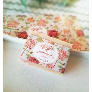 Retail Eco Friendly Lamination Matte Paper Material Soap Sleeve Packing soap Box Packaging