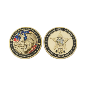 Moneda de desafío de Metal personalizada para el Año Nuevo chino, diseño 3D, colores esmaltados, troquelado, accesorio de moda impreso para cumpleaños - Product Image 5