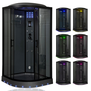 Nouveau Style mur coin salle <span class=keywords><strong>de</strong></span> <span class=keywords><strong>douche</strong></span> 100cm multi-fonctionnel ordinateur hammam humide <span class=keywords><strong>cabine</strong></span> <span class=keywords><strong>de</strong></span> <span class=keywords><strong>douche</strong></span> bain <span class=keywords><strong>de</strong></span> vapeur - Product Image 1