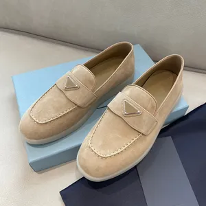 2024 Women's new suede loafers,Soft and comfortable daily commute shoes,Cowhide fashion shoes for woman