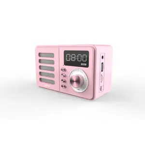 Chinese Manufacturer 32GB Subwoofer Boombox Speaker With Alarm Clock Fm Radio
