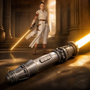 <span class=keywords><strong>Sabre</strong></span> <span class=keywords><strong>laser</strong></span> <span class=keywords><strong>de</strong></span> duel lourd Nexussabers Rey <span class=keywords><strong>Skywalker</strong></span> avec poignée métallique et mouvement fluide pour combats <span class=keywords><strong>de</strong></span> cosplay - Product Image 1