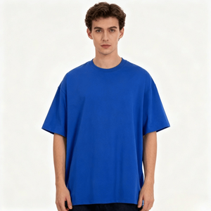 เสื้อยืดโอเวอร์ไซส์คุณภาพสูง หนัก 230 กรัม ผ้าฝ้าย 100% พิมพ์ลาย ปักลาย เรียบง่าย ไซส์พลัส สำหรับผู้ชาย เสื้อยืดสั่งทำพิเศษ - Product Image 4