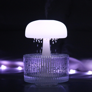 Ayuda de meditación <span class=keywords><strong>Yoga</strong></span> dormir ruido blanco madera humidificador USB humidistato eléctrico colorido LED noche luz humidificador de aire - Product Image 2