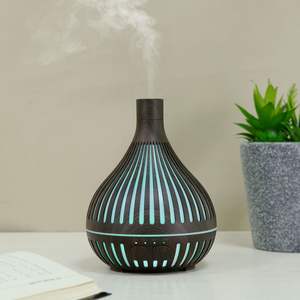 Difusor de Aroma con Aspecto de Madera, 400 ml, Humidificador con Alimentación USB y Temporizador para Uso en el Hogar y la Oficina - Product Image 4