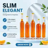 Bouteilles en verre transparent toutes tailles pour spiritueux, avec surface givrée mate et bouchon, pour commandes de marque privée de whisky de distillerie