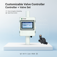 Sistema de Riego Automático Pkydrip con Válvula Solenoide, Control Remoto por Aplicación Móvil, Temporizador y Zonas para Uso Agrícola