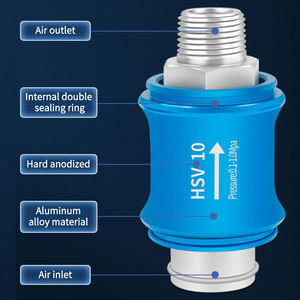 Hsv-Serie Pneumatische Glijdende Handschuifklep 3/2 Manier Direct Acteren Kleine Modellen HSV-06/HSV-08/HSV-10/HSV-15 Aluminiumlegering - Product Image 5