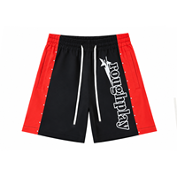 Shorts de sport décontractés et amples de haute qualité, style urbain, multicolores, populaires en Europe, de la marque Rough Play