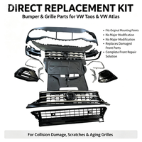 Kit de remplacement complet de la calandre avant, norme OEM pour la réparation et l'amélioration de la carrosserie automobile, compatible avec Taos et Atlas