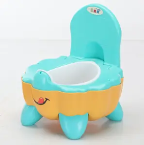 Desain unik aman dan lembut plastik labu lipat portabel perjalanan Toilet bayi pelatih kursi Toilet