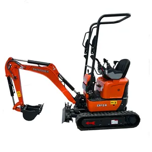 Rhinoceros Chuangxin CX12-6 1.2ton Chinese Hydraulic Mini Digger Simply Design Easy To Maintain 1200KG Rhinoceros Excavators