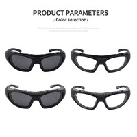 Lunettes de protection tout-terrain anti-poussière, anti-vent et anti-UV pour la conduite en extérieur