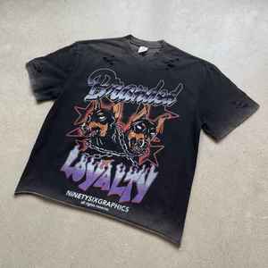 <span class=keywords><strong>T</strong></span>-<span class=keywords><strong>shirt</strong></span> in cotone elasticizzato comoda, vestibilità ampia, stile longline, stampa <span class=keywords><strong>band</strong></span> rock retrò, per festival <span class=keywords><strong>musicali</strong></span> e street culture estiva - Product Image 2