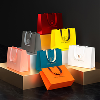 Bolsas de Papel Plegables y Reutilizables para Boutique con Empaque y Logotipo Personalizado