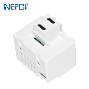 Placa de Pared con Toma de Corriente USB Tipo Keystone con 2 Puertos USB, Módulo de Carga Rápida para Hogar/Oficina - Product Image 4