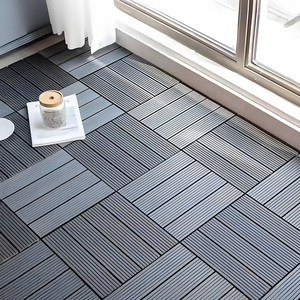 30*30*2.3Cm Nổi Màu Đỏ Gỗ Màu WPC Nền Tảng Sàn Decking Lồng Vào Nhau Sàn Ngoài Trời Ghép Sàn Cho Sân Hiên Sân - Product Image 2