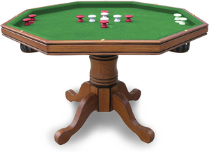 <span class=keywords><strong>Tavolo</strong></span> da 48 pollici con piedistallo in legno duro <span class=keywords><strong>salvaspazio</strong></span> con intarsio, necessario, <span class=keywords><strong>tavolo</strong></span> da biliardo in rovere 3-in-1 - Product Image 2