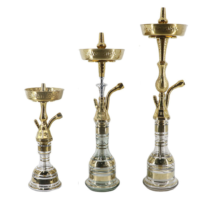 Khalil Mamoon Shisha narghilè autentico Sheesha egiziano pipa stile caffè/narghilè Set di tubi chicha narghilè