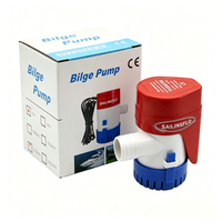 Pompe de drainage d'eau marine automatique SAILINGFLO 750 GPH 12 volts avec sortie de tuyau de 19 mm
