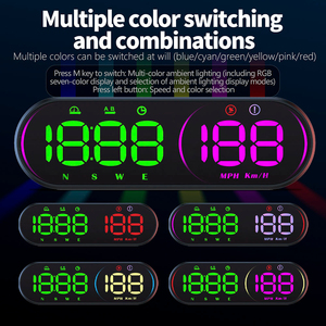 Mrgauge G26 Head-up Display (HUD) con Conexión USB, Velocímetro, Brújula, Pantalla HD en MPH/KMH, Velocímetro <span class=keywords><strong>GPS</strong></span> para Automóvil - Product Image 4