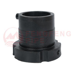 SDR7.4 PN25 HDPE Electrofusion <span class=keywords><strong>Flange</strong></span> FL63mm Pipa Tekanan Tinggi <span class=keywords><strong>PE100</strong></span> Ujung Pipa Halus Bahan Plumbing untuk Pengelasan Pipa - Product Image 5