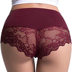 Nouvelle Arrivée Culottes en <span class=keywords><strong>Dentelle</strong></span> Tricotée Solides Taille Haute Confortables pour Femmes – Mignonnes et Sexy - Product Image 3