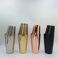 Grand shaker à cocktails en acier inoxydable, durable, directement de l'usine, pour les fournitures des barmans, service de bar à vin