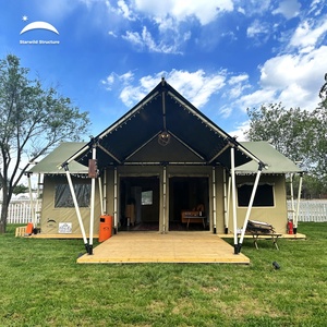 Safari extérieur de grand espace Tentes de luxe familiales Safari Hotel Lodge Tentes avec deux chambres à coucher - Product Image 1