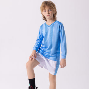 Ensemble <span class=keywords><strong>de</strong></span> maillots <span class=keywords><strong>de</strong></span> football professionnels personnalisés pour enfants et uniformes <span class=keywords><strong>de</strong></span> garçons pour l'école, le collège et le club avec impression <span class=keywords><strong>de</strong></span> nom - Product Image 1