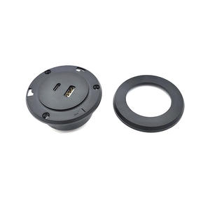 American Standard Embedded Desk Head Bookcase Power Strip USB TYPE-C Desktop Socket Mouth Furniture Accessories Plugs Sockets - Product Image 3