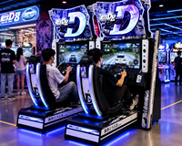 Simulateur de course commercial remis à neuf, machine d'arcade à monnayeur, équipement de jeu de conduite pour centres de divertissement