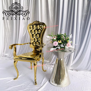 Economici per festa di nozze in oro classico <span class=keywords><strong>barocco</strong></span> regina trono <span class=keywords><strong>sedia</strong></span> - Product Image 4
