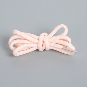 Lacets ronds en polyester de 5 mm pour la randonnée en plein air, les sports, le basketball, noirs, vente en gros par le fabricant - Product Image 6