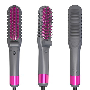 Plancha de pelo plegable de alta calidad, peine, alisador de calefacción eléctrica, peine eléctrico calentado, alisador profesional 2 en 1 - Product Image 3