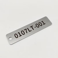 Etiquetas Metálicas Colgantes Personalizadas de Acero Inoxidable y Aluminio, Grabadas con Láser, Códigos QR, Códigos de Barras, Etiquetas de Ubicación