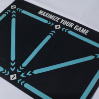 Tapis d'entraînement de football pour enfants : Améliorez la technique, le rythme, le contrôle du ballon et le dribble – Portable, antidérapant, en caoutchouc, écologique pour les joueurs