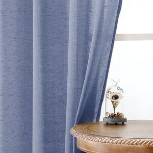 Rideau fini voile transparent rideaux occultants tissu pour chambre salon - Product Image 5