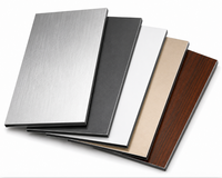 Panneau composite en aluminium Aludream 4 mm, revêtement nano PVDF, panneau de bardage en aluminium pour façade de bâtiment de grande hauteur