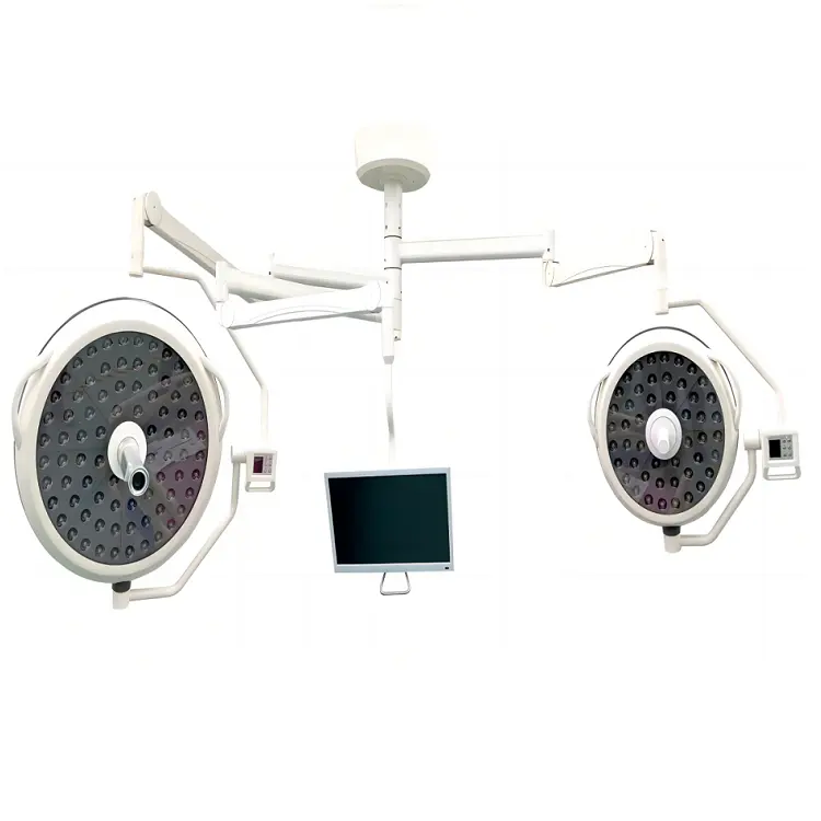 Xinda 700/500-Tv Operatie Verlichtende Lamp Plafond Chirurgische Led Schaduwloze Bedieningslampen Met Camerasysteem