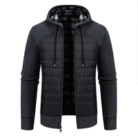 Cardigan tricoté pull vestes hommes 2025 mode Style tenue personnalisé noir cachemire ouvert fermeture éclair à manches longues hommes Cardigan