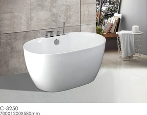 AOCLEAR Mini Small Acrylic Freestanding Portable Baby Kids <strong>Tin</strong> Bath Tubs <strong>Bathtubs</strong> - Product Image 2