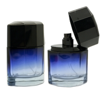 Flacon en verre de parfum vintage de 60 ml avec pompe vaporisateur, vente en gros en Inde