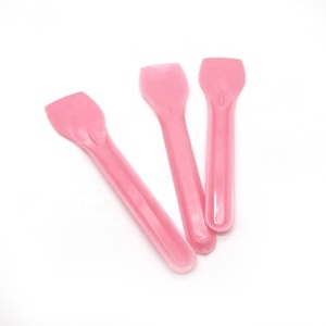 Wholesale Price Disposable Multi-Colored Plastic Ice Cream Spoons